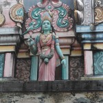 Artwork at Hindu temple in Kuching