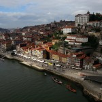 View from Vila Nova de Gaia to Porto