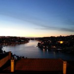 Nighttime View from Vila Nova de Gaia to Porto