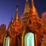 Sunset at Shwedagon Pagoda