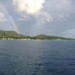 Rainbow on the Way Back from Praslin